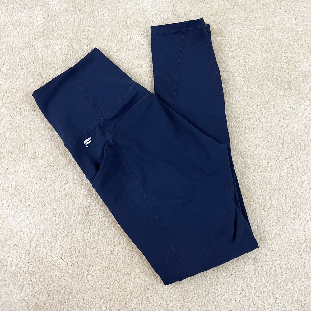 Fabletics Pureluxe Navy High-Waisted 7/8 Legging